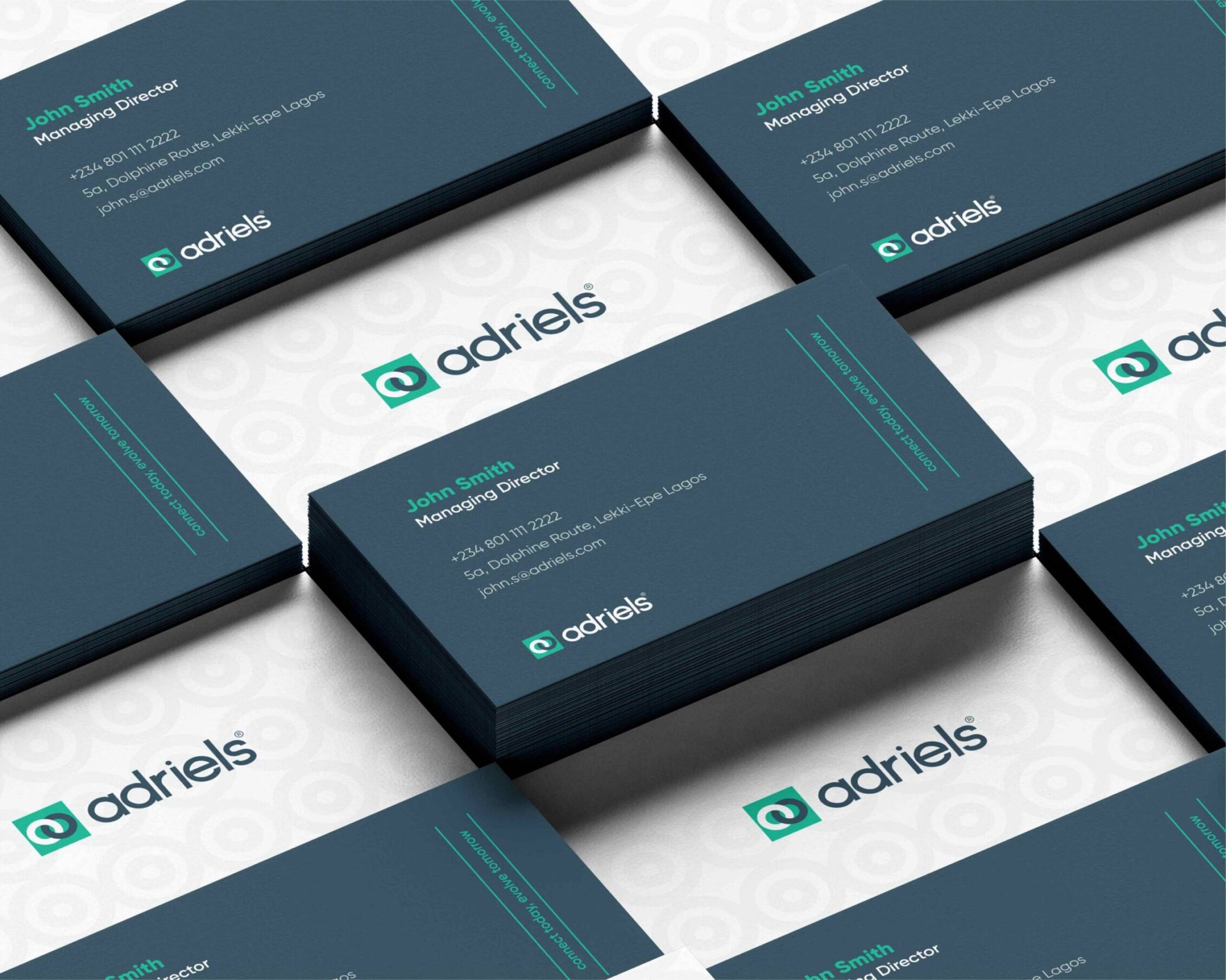 Adriel Business Card Dark